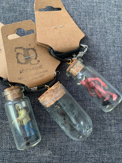 Inspired by Dungeons & Dragons Bottle Necklaces