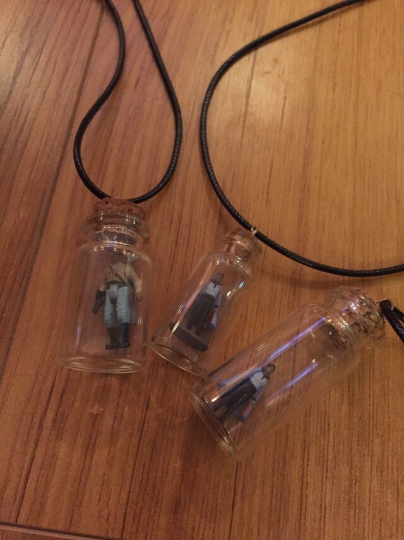 Star Wars Inspired Bottle Necklace - Lando Fan Art