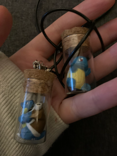 Video Game Pokemon Inspired Bottle Necklace - Fan Art