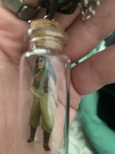 Disney Princess Inspired Bottle Necklace - Raya and the Last Dragon Fan Art
