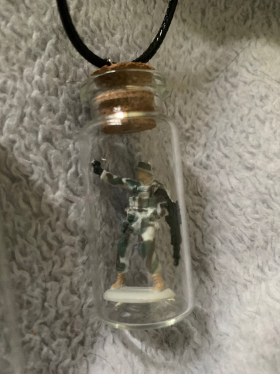 Soldier Bottle Necklaces